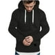 thumbnail image 1 of Ceisia Men's Solid Color Pullover Hoodie with Kangaroo Pocket for Fall & Winter Black XL Gifts, 1 of 5