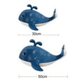 thumbnail image 6 of 30/50cm Whale Plush Toy Fluffy PP Cotton Lovely Animal Doll Plushies Bedroom Decor Soft Touch Stuffed Sea Animal Doll Toy Plush Pillow Birthday Gift, 6 of 8