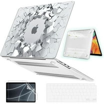 ASTRAEA For MacBook Air 13 inch Case 2025-2022 M4 A3240 M3 A3113 M2 A2681, Pattern Hard Shell Case   Keyboard Cover   Screen Protector, Block