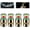 Gold, variant on Tire Pressure Monitor Valve Stem Caps, Pressure Monitor Stem Covers with 3-Color Eye Alert, Easy to Read Sensor Indicator Tire Valve Cap for Most Car Truck SUV