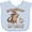AE-Light Blue, variant on Inktastic Someday I'll Rock a Beard Like My Uncle-bearded Dragons Boys or Girls Baby Bib