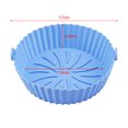 thumbnail image 4 of Riapawel 2 Pcs Air Fryer Silicone Pot 6.7 inch, Silicone Air Fryer Liner, Reusable Non-Stick Air Fryer Replacement Basket, 4 of 5