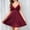 Red, variant on uublik Women's Pajama Dress Valentine's Day Night Gowns Soft Loungewear Sleepwear Black