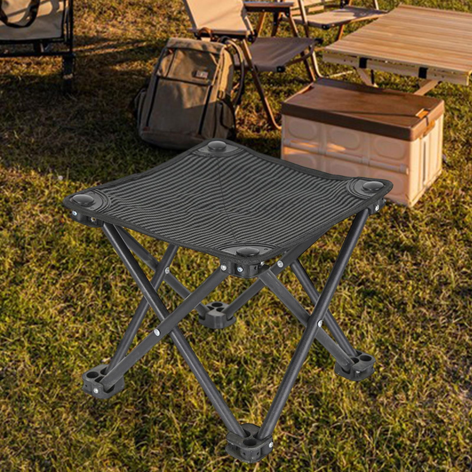 Siège De Camping Pliable Voarge - Tabouret Télescopique Léger, Supporte 120kg, Pour Randonnée, Pêche, Jardin (Hauteur Réglable) - 6