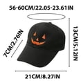 thumbnail image 4 of Sombrero de calabaza de Halloween, sombrilla versátil y protector solar, sombrero de ala curva, regalo navideño, 4 of 5