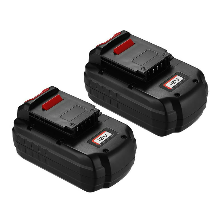 Powerextra 2-Pack 18 Volt 3700mAh Battery for Black & Decker HPB18