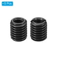 thumbnail image 3 of Uxcell 45# Carbon Steel Threaded Repair Insert Nut, 5pcs M6x1 to M10x1.5 Thread Sleeve Reducing Nut Adapter 12mm, 3 of 6