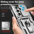 thumbnail image 6 of Decase Phone Case for Samsung Galaxy Z Fold 7 with Pen Holder & Hinge Protection for Z Fold 7 2025 Hard Case with Stand Ring & Slide Lens Cover, Heavy Duty Military Grade Protective Cover,Silver, 6 of 11
