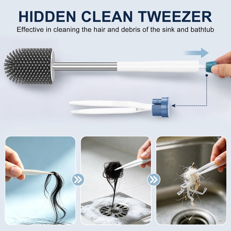 DSOOLO Toilet Brush and Ventilated Caddy Holder Set photo 6