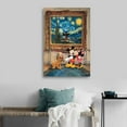 thumbnail image 4 of Mickeys Minnie Love Mouse Starry Night Vincent Van Gogh Picture Print Canvas Poster Wall Paint Art Posters Decor Modern Home Artworks Gift 12x18inch(30x45cm), 4 of 6