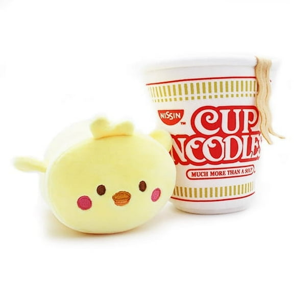 Anirollz x Nissin Cup Noodles Chicken Plush Small 6" with Blanket : Chickiroll