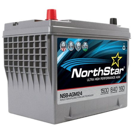Replacement for NSB-AGM24 AUTOMOTIVE / FIRST RESPONDER BATTERY / MARINE / RV replacement battery