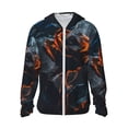 thumbnail image 2 of Lsque Blue and Red Roses Artwork UPF 50+ Lightweight Sun Protection Men's Women's Long Sleeve Shirt, Hoodie Performance -XX-Large, 2 of 9