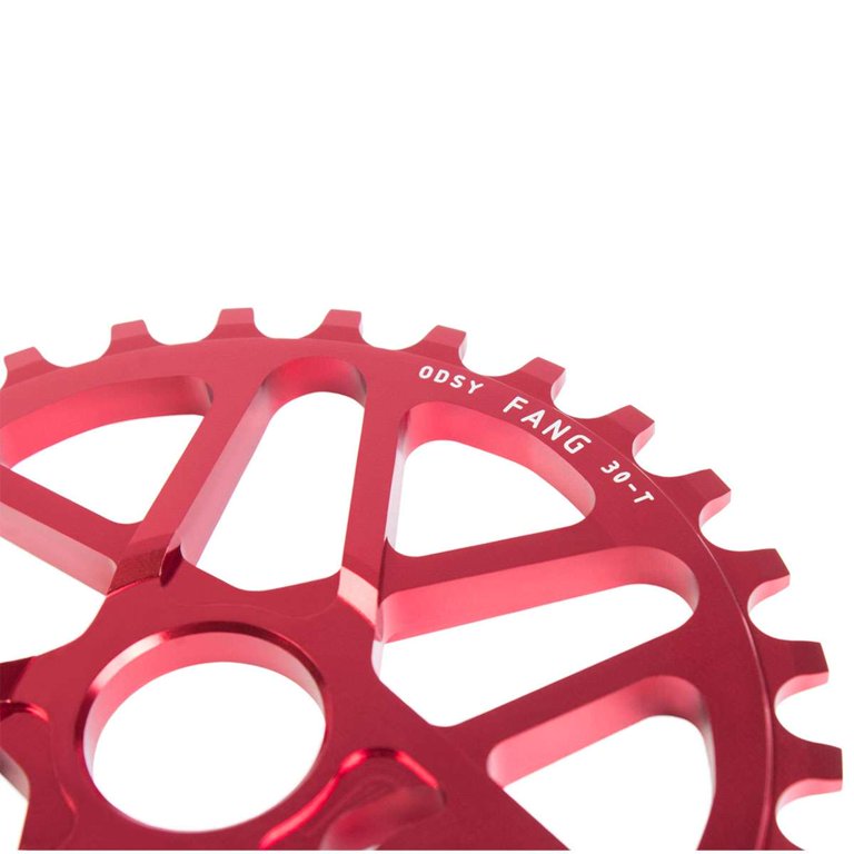 ODYSSEY スプロケット　チェーンリング 28T Odyssey Fang Sprocket 28T Anodized Red - Walmart.com