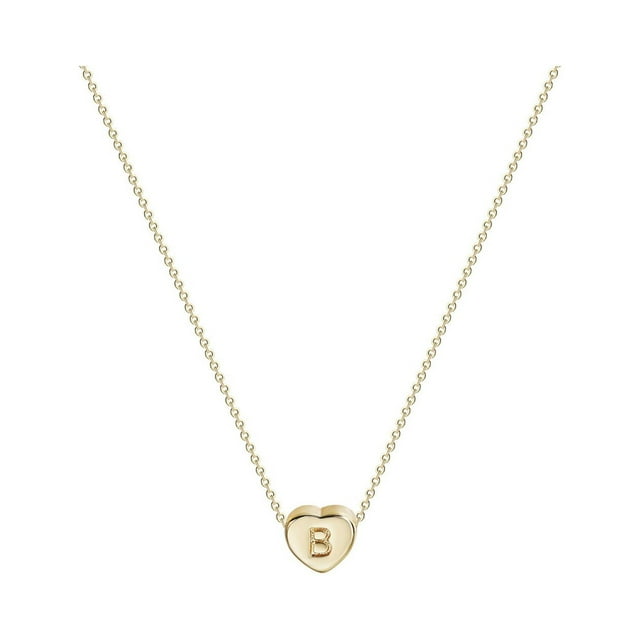 Collar para mujer, joyería para mujer, joyería de moda para mujer, regalo para mujer, 26 collares con colgante de cadena con nombre y letras en inglés, joyería, collares de moda.