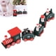 thumbnail image 4 of Trenes Juguete Santa Trenes Juguete Trenes de madera Juguete Mini Trenes Juguete Regalo de Navidad TMuestre el juguete de Navidad, el juguete de los trenes, el árbol de Navidad del regalo de Navidad p LHCER No, 4 of 5