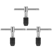 Youliang 3pcs Adjustable T-Handle -M6 Tap Wrench Hand Tap Tool Ratcheting Tap Wrench