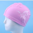 thumbnail image 3 of Shenyu New PU High Elasticity Swimming Cap with Ear Protection, Non-Squeezing Design for Long Hair, Stylish Butterfly/Bird Patterns, Comfortable Fit for Swimming & Water Sports (Royal Blue Bird), 3 of 6