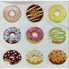 13X13 Fruits Paper Donuts Luncheon Decoupage Napkins, 3-Ply Servilletas Printed Cocktail Napkin For Art, Dinner And Party, Disposable Napkins Decor