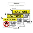 thumbnail image 3 of Cautions Masks Required Do Not Enter Without A Mask Protect Your Business, Home & Colleagues Aluminum Sign 18"x24", 3 of 5