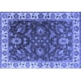 thumbnail image 1 of Ahgly Company Indoor Rectangle Oriental Blue Industrial Area Rugs, 6' x 9', 1 of 4