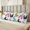 thumbnail image 2 of Balery Funny Chicken Funda Protectora para Almohada Corporal de Algodón Hipoalergénico con Cierre(55 x 21 pulgadas), Almohadas No Incluidas, 2 of 7
