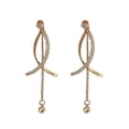 thumbnail image 3 of Xihbxyly Pendientes con Flecos, Elegante Diseño de Perla de Imitación, Llamativos Pendientes Largos, Delicados Pendientes de Aleación de Aluminio, Ideales para Fiestas, Banquetes y Clubes. El Regalo, 3 of 7