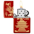 thumbnail image 2 of Zippo Eastern Design Metallic Red Pocket Lighter, 2 of 7