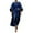 Navy, variant on Women's Casual Dresses Elegant Satin Commute Dress with Floral Pearl Embellishment for Work or Casual Outings Party Dresses for Women Beige S
