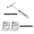 thumbnail image 4 of 12.8'' Soil Sampler Probe T-type Handle Soil Test Kits with 2Pcs Sample Bags Steel Soil Sampling Tool for Garden Lawn Farm Golf Field Forestry Agriculture, 4 of 7