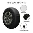 thumbnail image 4 of Kdxio Grape for Tire Cover Wheel Protectors Tyre Covers Weatherproof Wheel Covers Universal Fit for Trailer Rv SUV Truck Camper Travel Trailers 17 inch, 4 of 8