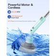thumbnail image 2 of Homitt Electric Spin Scrubber Cordless Tub and Tile Scrubber w/Adjustable Arm 4 Waterproof Brush Heads, 3H Fast Charge up to 90min, 2 Speeds Cordless Shower Scrubber for Cleaning Bathroom Bathtub Tile, 2 of 16