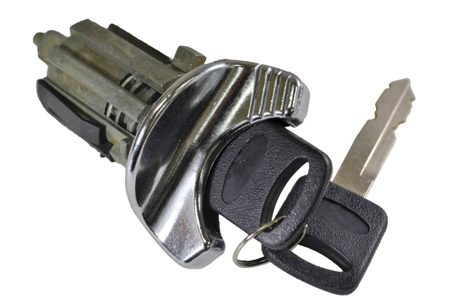 PT Auto Warehouse ILC175L Ignition Lock Cylinder with Keys Chrome