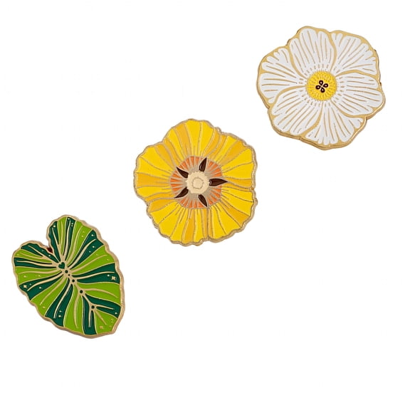 BESTSKY 3Pcs Magnetic Needle Holders Magnetic Needle Keeper Flower Shape Needle Minders Needlework Supplies for Sewing