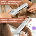 thumbnail image 4 of B-Qtech 2-in-1 Hair Straightener and Curling Iron, Ionic Ceramic Styling Tool with 360° Cooling Air, Hair flat iron (White), 4 of 7