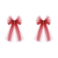 thumbnail image 2 of Clearance Under $1 Tulle Bow Ornaments, Large Hanging Decor for Christmas Tree, 2 of 4