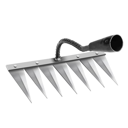 Removal Tool Accessories Garden Tool Hand Tool Process Hoe for ing 7 Tooth Steel