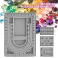thumbnail image 3 of Fyeme Flocked Bead Design Board Bracelet Beading Necklace Jewelry Making Tray DIY Craft Tool, 3 of 8