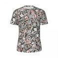 thumbnail image 4 of T Shirt For Men Poker Cards Sports T-Shirt Playing Cards Fashion Men Vintage Tee Shirt Summer Short-, 4 of 7