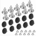 thumbnail image 1 of Planeurs de Meubles de Service Moyen, 20 Pack M8 Planeurs Réglables avec T-Écrou, M8 x 40 x 30 mm, 1 of 5