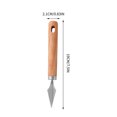 thumbnail image 4 of Stainless Steel Melon Fruit Decoration Carving Knife For DIY Cutting And Scooping Watermelon Cantaloupe Ice Cream, 4 of 5