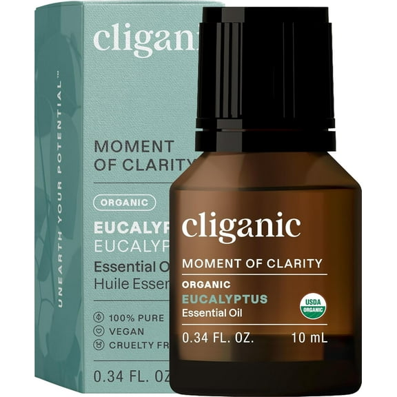 Cliganic Organic Eucalyptus , 0.33 oz Oil