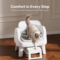 thumbnail image 4 of PetPivot AutoScooper 12 Self Cleaning Cat Litter Box, Automatic Litter Box with Open Top, Safety Sensors, Anti-Pinch, Easy Step, White, 4 of 9