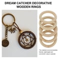 thumbnail image 2 of 5 Pcs Cerceaux Macramé pour Artisanat Fabrication de Bijoux Circulaire Simple, 2 of 9