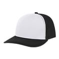 thumbnail image 1 of TOPTIE Mens 6 Panel Trucker Cap, Adjustable Snapback Summer Mesh Hat for Outdoor Sports, 1 of 8
