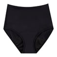 thumbnail image 4 of DHFJKG Women's High Waist Period Bikini Bottom Comfortable Leakproof Swimwear Solid Color Waterproof Swim Bottoms Soft Beachwear, 4 of 4