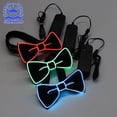 thumbnail image 1 of Pajarita luminosa LED para karaoke, bar, disfraces, accesorios, luz fría EL, accesorios luminosos, 1 of 5