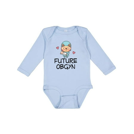 

Inktastic Future OBGYN Obstetrician Girls Long Sleeve Baby Bodysuit