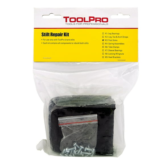 ToolPro K3 Stilt Kit - Soles - Compatable with ToolPro Stilts