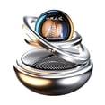 thumbnail image 2 of Solar Rotating Car Perfume Aluminum Alloy Suspension Accessory with Automatic Dispersion Geometric Design for Vehicle, 2 of 4